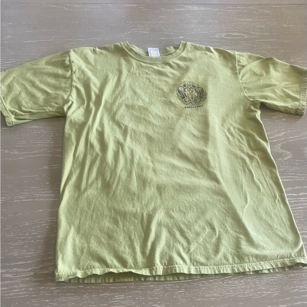Crazy Shirts Men's Olive Green Short Sleeve Graphic Tee - Casual Crew Neck